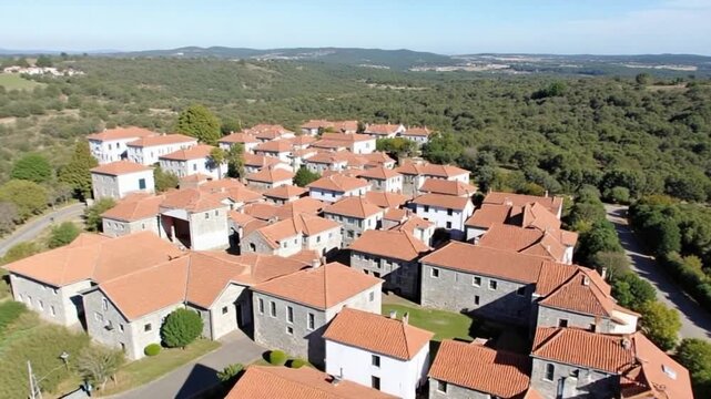 Fly Above Historic Village of Monsanto, Portugal 08