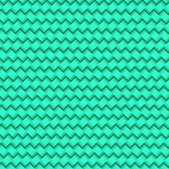 Turquoise traditional 3D woven pattern