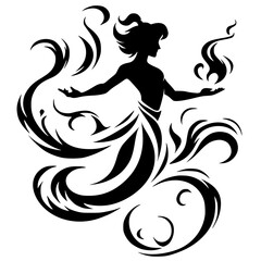 Aladdin's power silhouette