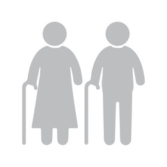 Senior Couple with Canes