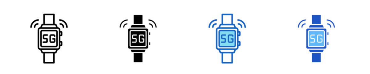 Smartwatch  Icon Set Multiple Style Collection