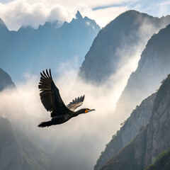 Fototapeta premium eagle in the mountains
