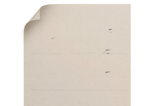 Realistic folded paper overlay with subtle toner streaks black laser print registration marks and faint creases creating an authentic office document texture for design mockups and grunge aesthetics