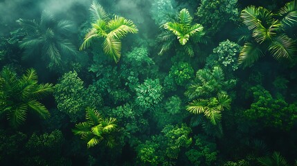 Rainforest aerial canopy lush trees images