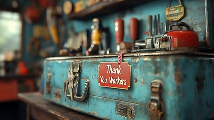 Toolbox thank you workers tools images