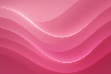 Elegant pink gradient waves with modern curved lighting effects creating sophisticated feminine branding backdrop