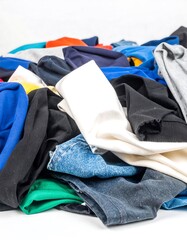 Pile of assorted clothing