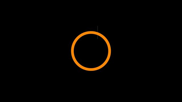 Loading Spinner Loop Animation Circular Progress Preloader Icon Alpha Transparent