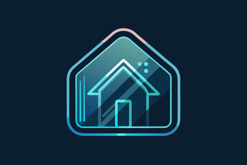 Glass morph micro line home minimal house