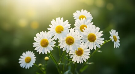 Fototapeta premium daisies in a field