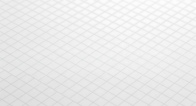 Close-up of a sheet of graph paper with a fine grid pattern. The paper is white with light gray lines creating small squares. The focus is shallow, emphasizing the texture.