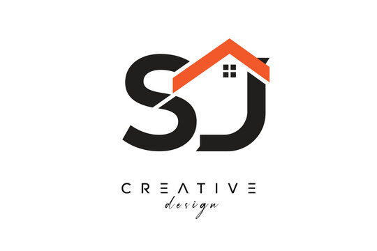 SJ Creative Real Estate Architecture Monogram and Home Logo