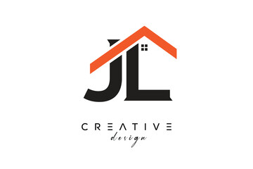 JL Creative Real Estate Architecture Monogram and Home Logo