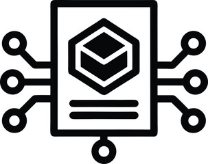 Smart contract vector icon.eps