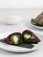 Zongzi for Dragon Boat Festival, Traditional Chinese Sticky Rice Dumpling