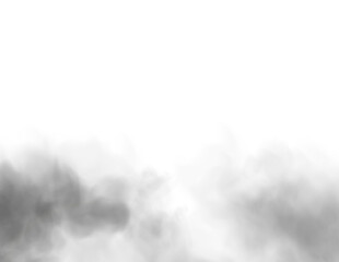 Black or Gray Border Smoke PNG, or Transparent