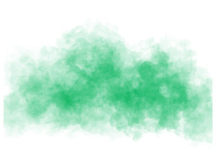 Fototapeta premium Green smoke, Cutout, isolated PNG, or Transparent