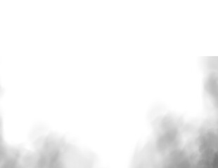 Black or Gray Border Smoke PNG, or Transparent