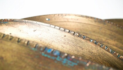 Obraz premium Brushed Brass Texture with Warm Grain and Mellow Gleam