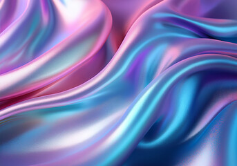 Fototapeta premium Iridescent Satin Fabric Texture