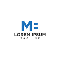 MB logo negative space design