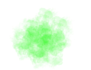 Fototapeta premium Green smoke PNG, or Transparent