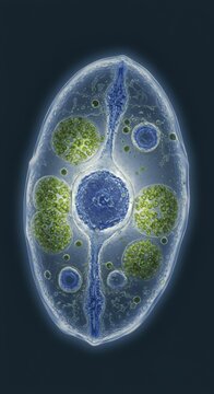 Advanced Visualization of a Protist, Euglena Cell Reconstructed with Cryo-Electron Tomography

