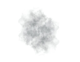 black smoke isolated