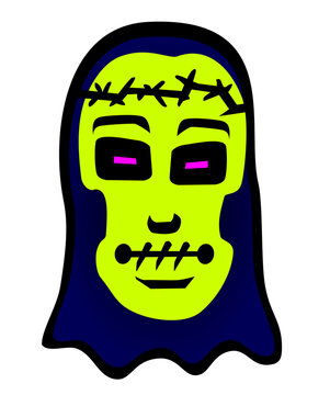 Frankstein m&aacute;scara