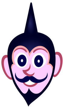M&aacute;scara de Piren&oacute;polis diabo