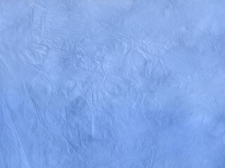 皺のある優しいブルー系の和紙テクスチャ背景イラスト