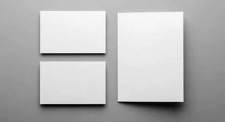 Blank Business Stationery Mockup.