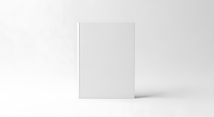 Blank White Rectangular Object Mockup.
