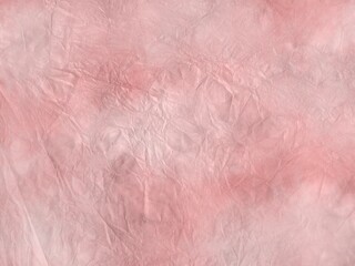 皺のある優しいピンク系の和紙テクスチャ背景イラスト