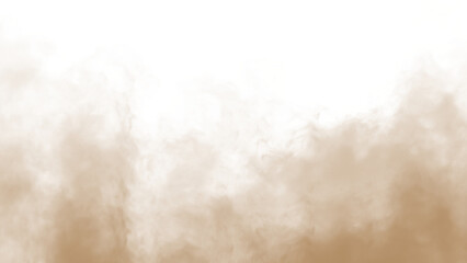 Dust sand soil smoke cloud particles holly effect on transparent background. elements design for Compositing, covering, dust explosion rising, overlay gradient texture.