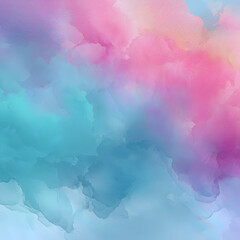Obraz premium Dreamy Cloudy Watercolor Background
