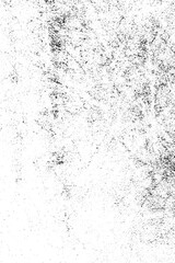 Distressed Grunge Overlay Texture Black and White Vector Background
