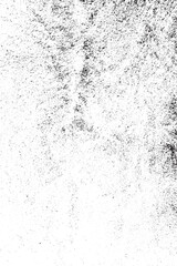Black and White Grunge Distressed Texture Overlay Vector Background with Speckled Noise Effect