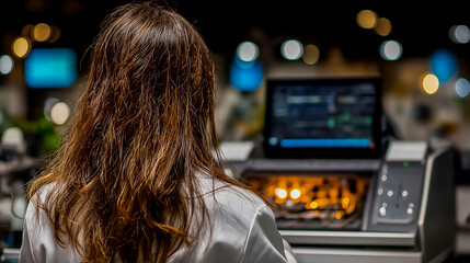 A modern quality-control lab running chromatography on treacle samples
