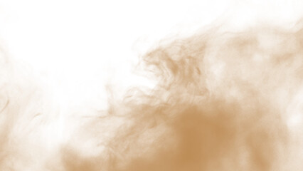 brown dust sand soil smoke cloud particles isolated on a transparent background. sandstorm effect smog dust explosion rising smoke fog overlay effect blurred soil dust. png design elements © LifeJourney