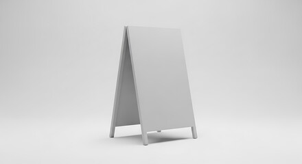 Blank A-Frame Sign Stand for Business.