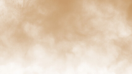 brown dust sand soil smoke cloud particles isolated on a transparent background. sandstorm effect smog dust explosion rising smoke fog overlay effect blurred soil dust. png design elements