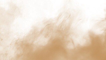 brown dust sand soil smoke cloud particles isolated on a transparent background. sandstorm effect smog dust explosion rising smoke fog overlay effect blurred soil dust. png design elements © LifeJourney