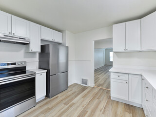 Modern residential kitchen interior