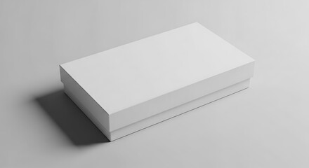 White Blank Box Mockup.