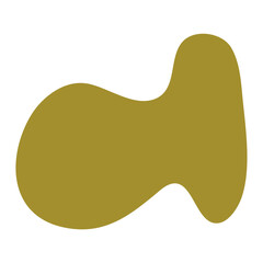 Simple Paper Cut Out Shape Graphic Element