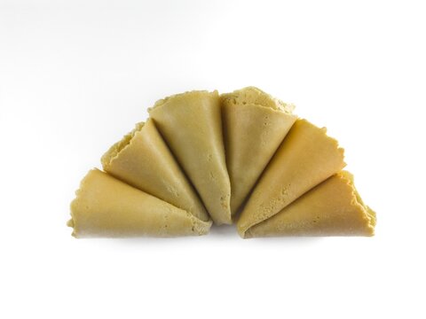 Semprong cake, sapit, sepit, Dutch cake, gapit, kassipi, kapit, Asian egg roll. A waffle or pastry snack originating from Indonesia. Semprong cake isolated on a white background.