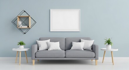 Modern Minimalist Living Room Design.