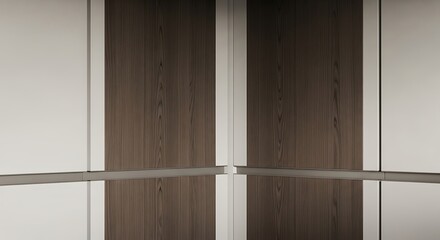Modern Minimalist Cabinet Doors Interior Design.