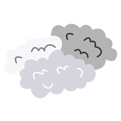 cloud doodle cute illustration